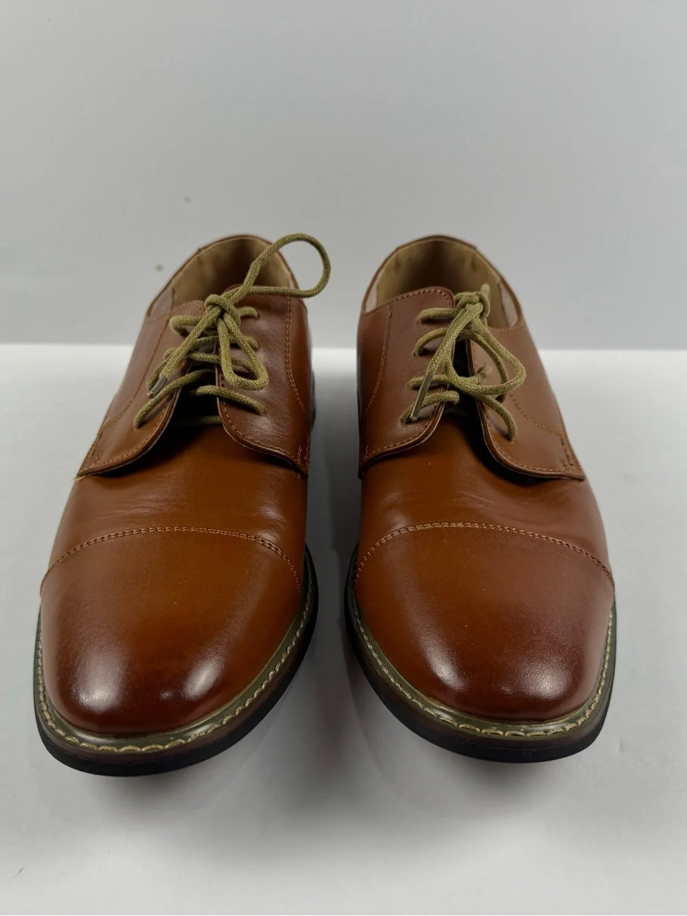 Bruno Marc polished tan